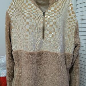 Cozy Tan Teddy Jacket
